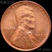 1939-D Lincoln Wheat Cent GEM BU RED Penny for Album