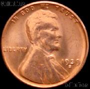 1939-S Lincoln Wheat Cent GEM BU RED Penny for Album