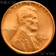 1944-D Lincoln Wheat Cent GEM BU RED Penny for Album