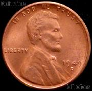 1949-D Lincoln Wheat Cent GEM BU RED Penny for Album