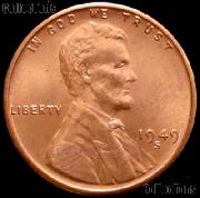 1949-S Lincoln Wheat Cent GEM BU RED Penny for Album