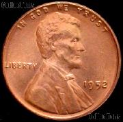 1952 Lincoln Wheat Cent GEM BU RED Penny for Album