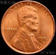 1952-D Lincoln Wheat Cent GEM BU RED Penny for Album