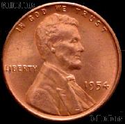 1954 Lincoln Wheat Cent GEM BU RED Penny for Album