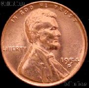 1954-D Lincoln Wheat Cent GEM BU RED Penny for Album