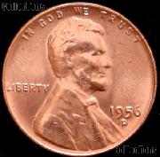 1956-D Lincoln Wheat Cent GEM BU RED Penny for Album
