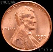 1957-D Lincoln Wheat Cent GEM BU RED Penny for Album