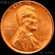 1960 Large Date Lincoln Memorial Cent GEM BU RED