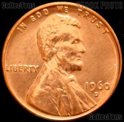 1960-D Small Date Lincoln Memorial Cent GEM BU RED