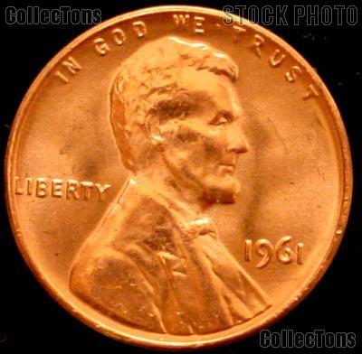 1961 Lincoln Memorial Cent GEM BU RED Penny