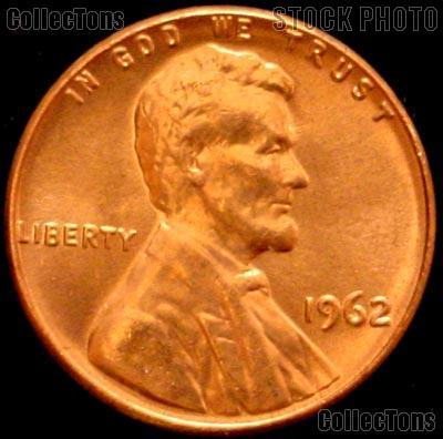 1962 Lincoln Memorial Cent GEM BU RED Penny