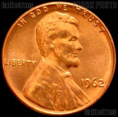 1962 Lincoln Memorial Cent GEM BU RED Penny