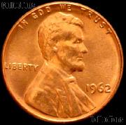 1962 Lincoln Memorial Cent GEM BU RED Penny