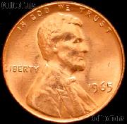 1965 Lincoln Memorial Cent GEM BU RED Penny