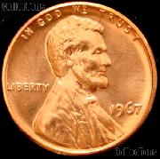 1967 SMS Lincoln Memorial Cent GEM BU RED Penny