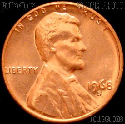 thumbnail image 2 of 1968 S San Francisco Lincoln Memorial Penny - Brilliant Uncirculated (BU) Copper 2 of 5