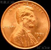 1971-D Lincoln Memorial Cent GEM BU RED Penny