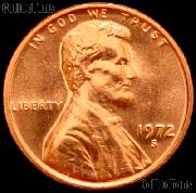 1972-S Lincoln Memorial Cent GEM BU RED Penny