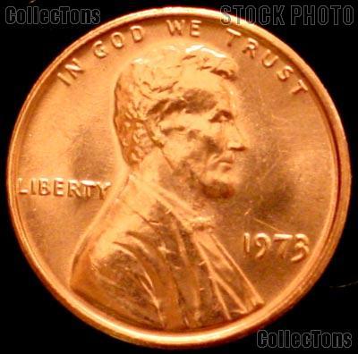 1973 Lincoln Memorial Cent GEM BU RED Penny