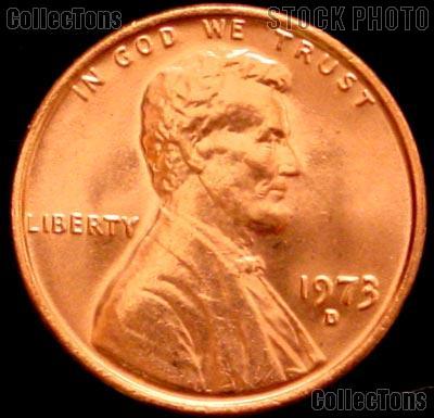 1973-D Lincoln Memorial Cent GEM BU RED Penny