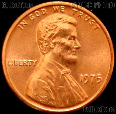 1975 Lincoln Memorial Cent GEM BU RED Penny