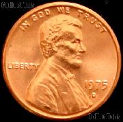 1975-D Lincoln Memorial Cent GEM BU RED Penny