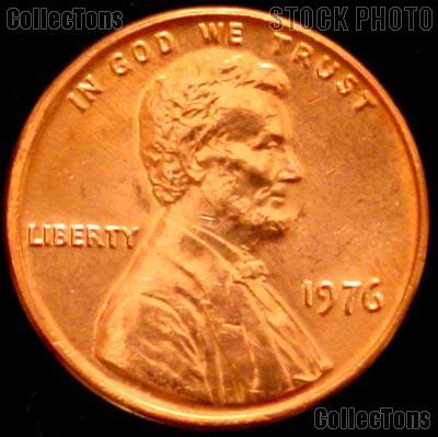 1976 Lincoln Memorial Cent GEM BU RED Penny