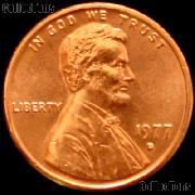 1977-D Lincoln Memorial Cent GEM BU RED Penny