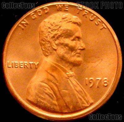 1978 Lincoln Memorial Cent GEM BU RED Penny