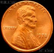 1978 Lincoln Memorial Cent GEM BU RED Penny