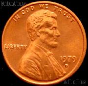 1979-D Lincoln Memorial Cent GEM BU RED Penny