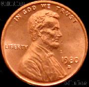 1980-D Lincoln Memorial Cent GEM BU RED Penny
