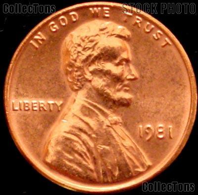 1981 Lincoln Memorial Cent GEM BU RED Penny