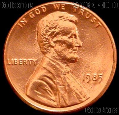 1985 Lincoln Memorial Cent GEM BU RED Penny