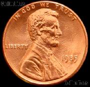 1985 Lincoln Memorial Cent GEM BU RED Penny