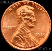1985-D Lincoln Memorial Cent GEM BU RED Penny