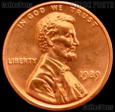 1989 Lincoln Memorial Cent GEM BU RED Penny
