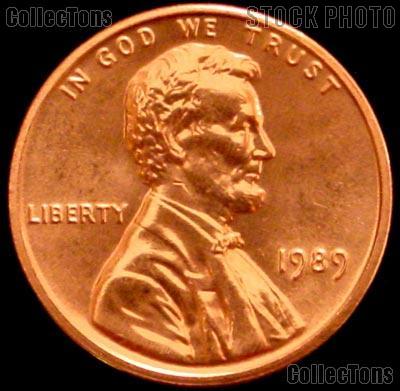 1989 Lincoln Memorial Cent GEM BU RED Penny