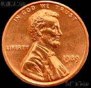 1989 Lincoln Memorial Cent GEM BU RED Penny