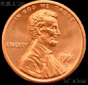 1991-D Lincoln Memorial Cent GEM BU RED Penny