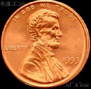 1993 Lincoln Memorial Cent GEM BU RED Penny