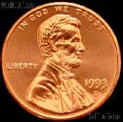 1993-D Lincoln Memorial Cent GEM BU RED Penny