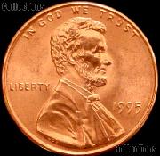 1995 Lincoln Memorial Cent GEM BU RED Penny