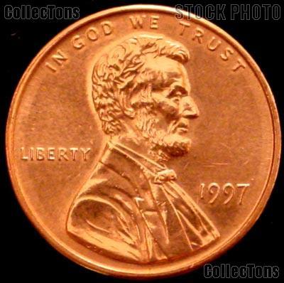1997 Lincoln Memorial Cent GEM BU RED Penny