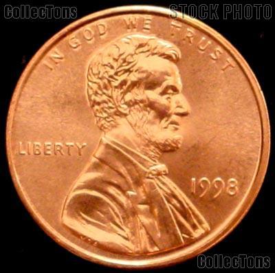 1998 Lincoln Memorial Cent GEM BU RED Penny