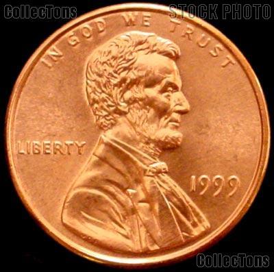 1999 Lincoln Memorial Cent GEM BU RED Penny