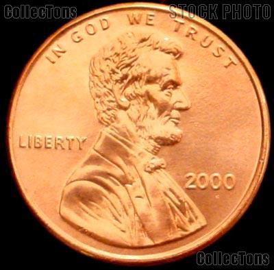 2000 Lincoln Memorial Cent GEM BU RED Penny
