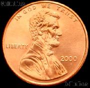 2000 Lincoln Memorial Cent GEM BU RED Penny