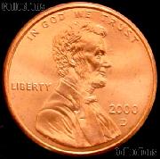 2000-D Lincoln Memorial Cent GEM BU RED Penny