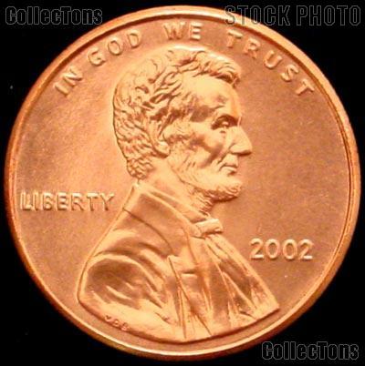 2002 Lincoln Memorial Cent GEM BU RED Penny